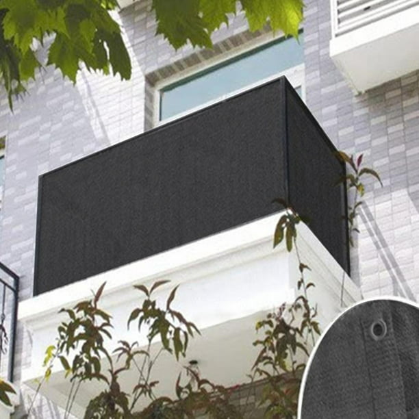 3' Feet Tall Green White Privacy Balcony Fence Deck Screen Home Yard Shade Patio
